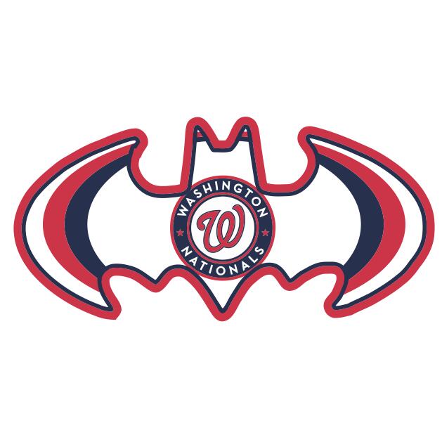 Washington Nationals Batman Logo DIY iron on transfer (heat transfer)